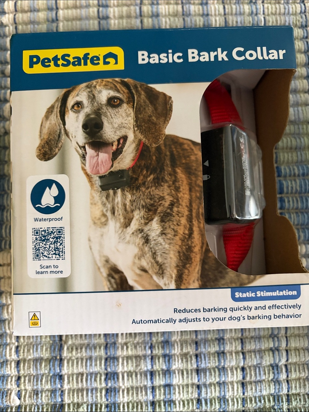 PetSafe Basic Bark Collar - Red and Black dogs over 8 lb neck up to 28 inch